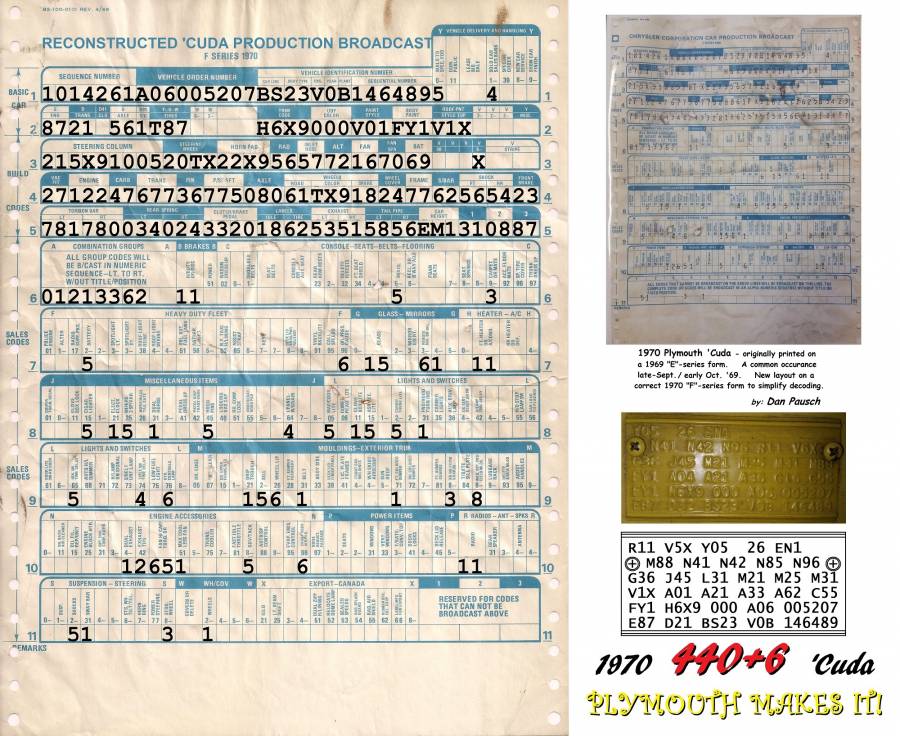 Attached picture moparts -1970 mono-tone broadcast sheet RECONSTRUCTED BS23V0B146489.jpg